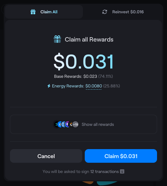 Claim Rewards