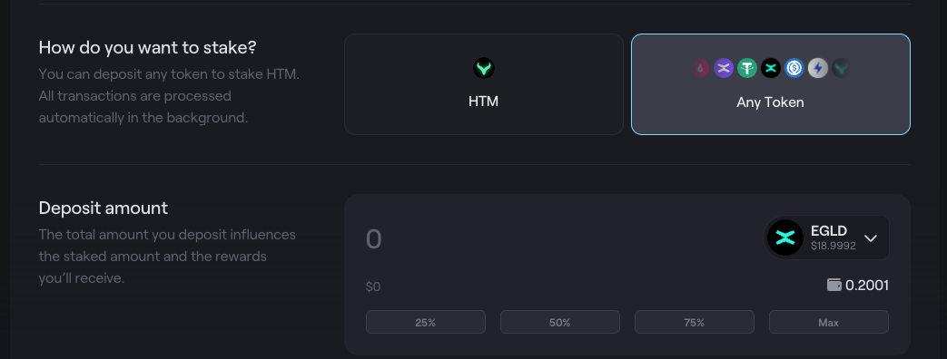 Staking Any Token